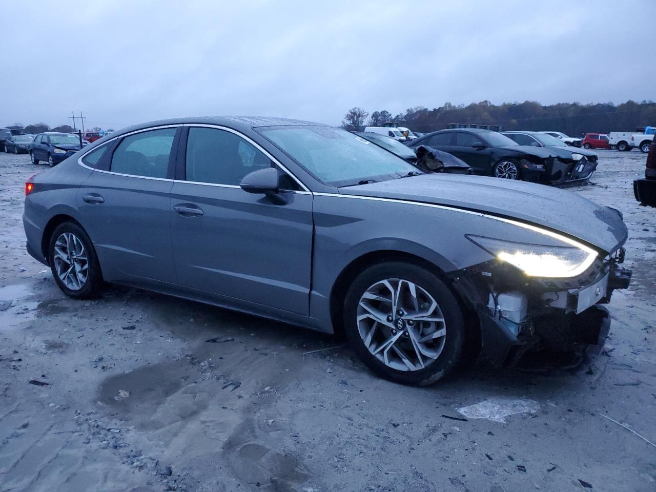 2023 Hyundai Sonata VIN KMHL64JA3PA259821 Copart auction photo, front end damage thumbnail 4