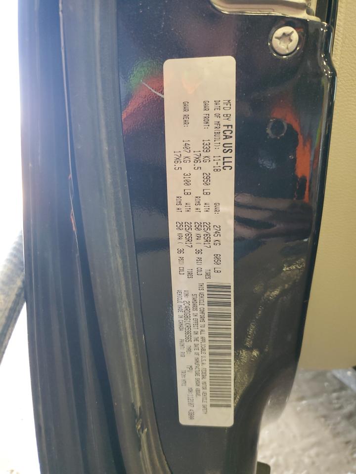 2019 Dodge Caravan VIN 2C4RDGBG1KR596565 Copart auction photo, all over damage thumbnail 13