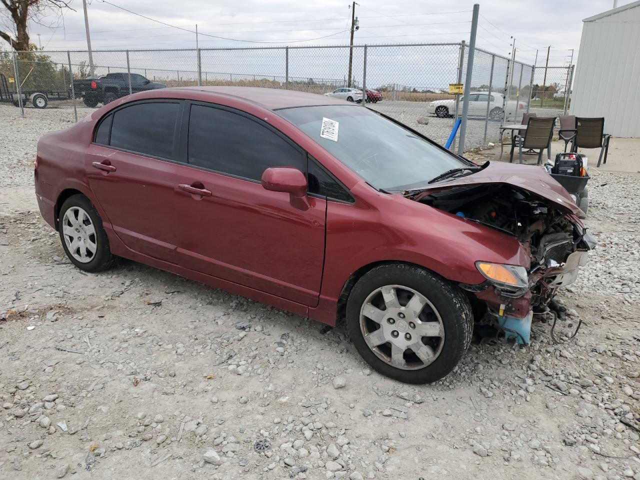 2010 Honda Civic VIN 2HGFA1F53AH548377 Copart auction photo, front end / minor dent/scratches damage thumbnail 4