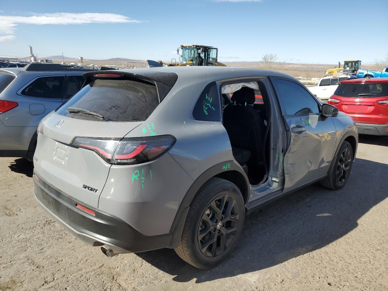 2023 Honda HR-V VIN 3CZRZ1H54PM725136 Copart auction photo, side damage thumbnail 3
