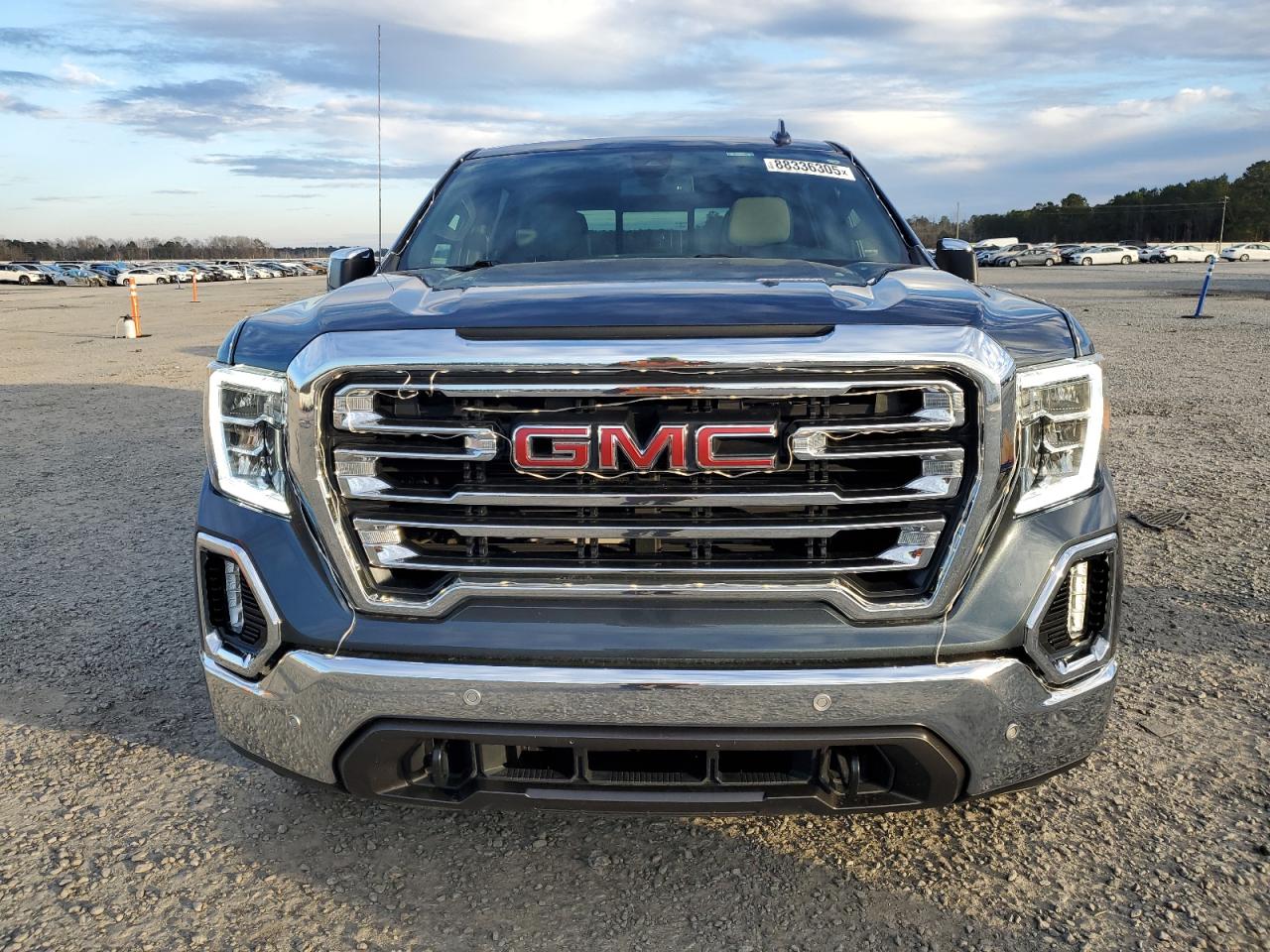2021 GMC Sierra VIN 1GTU9DET8MZ153079 Copart auction photo, all over damage thumbnail 5