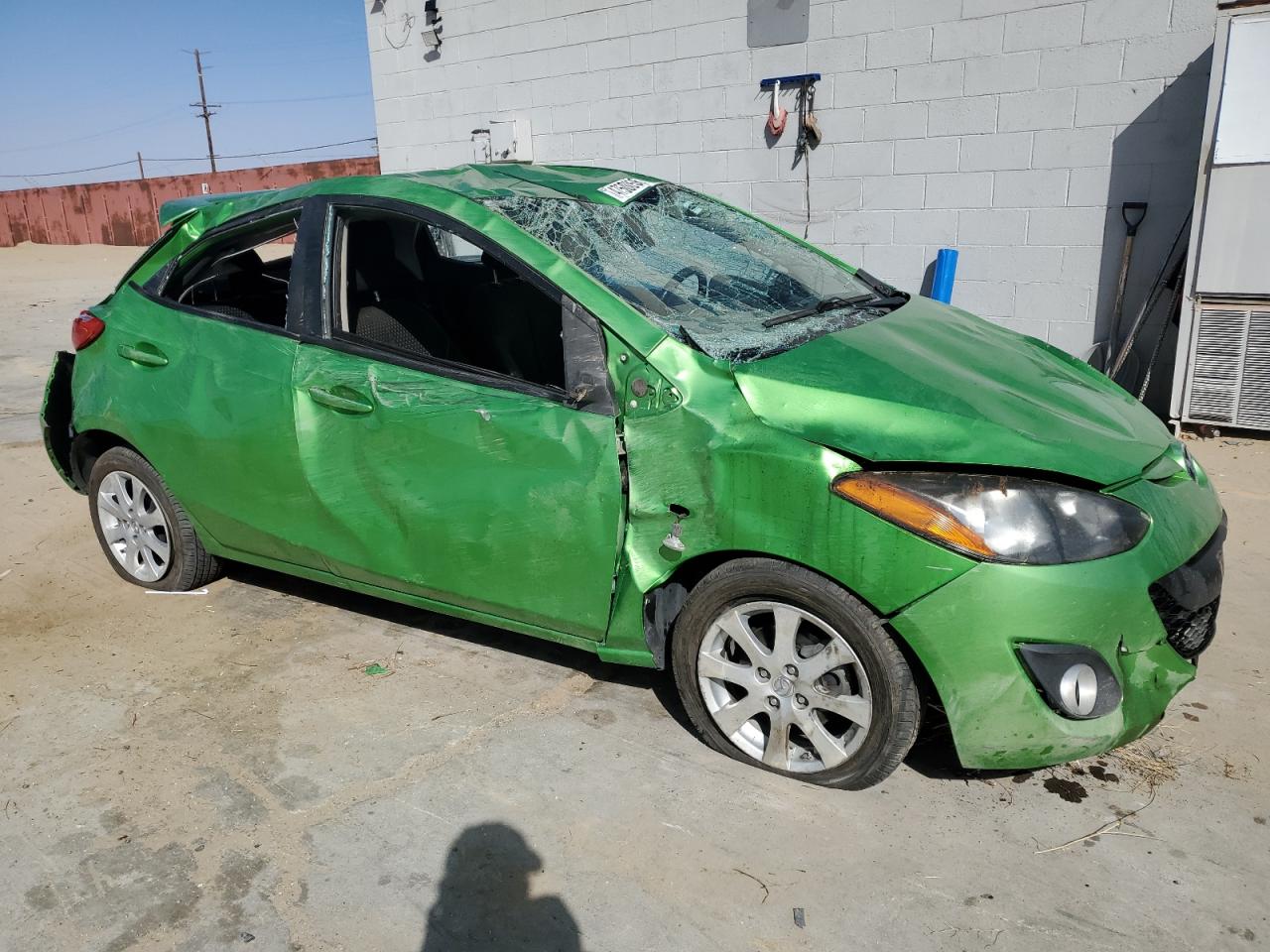 2012 Mazda 2 VIN JM1DE1LZ6C0149696 Copart auction photo, all over damage thumbnail 4