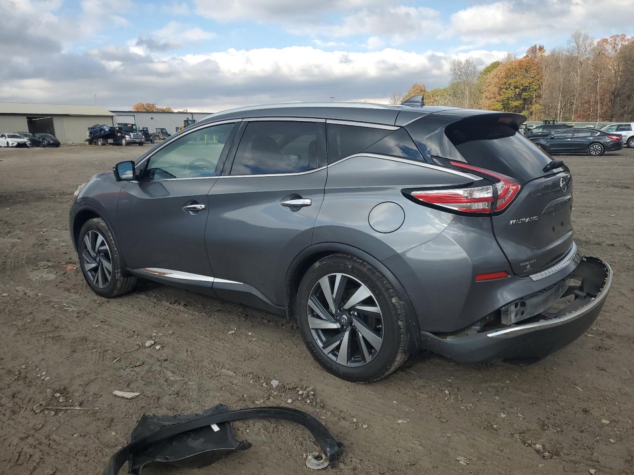 2017 Nissan Murano VIN 5N1AZ2MH9HN178411 Copart auction photo, side / rear end damage thumbnail 2