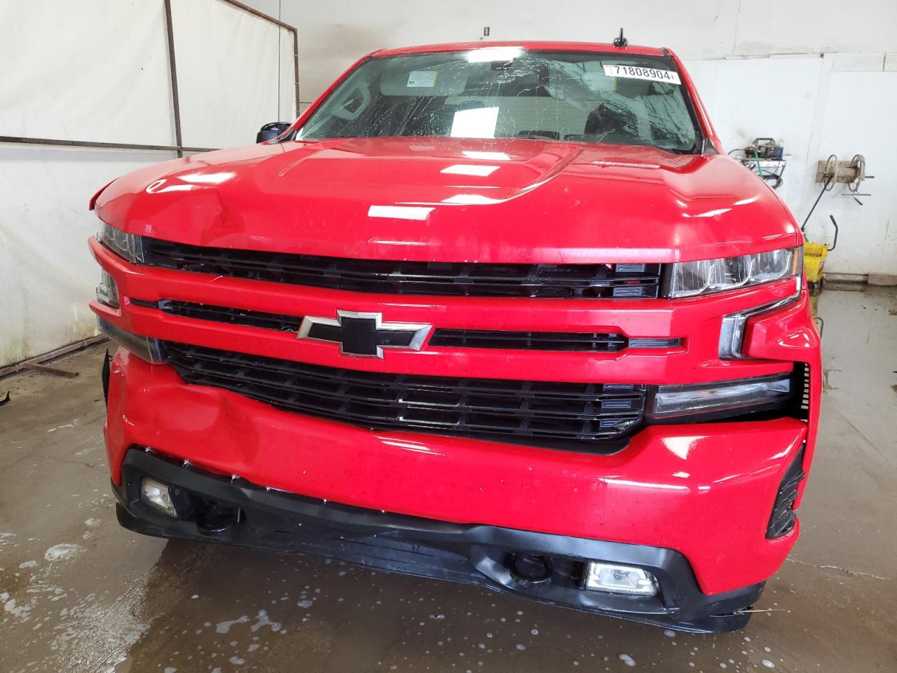 2021 Chevrolet Silverado VIN 1GCRYEED3MZ435119 Copart auction photo, front end / side damage thumbnail 5