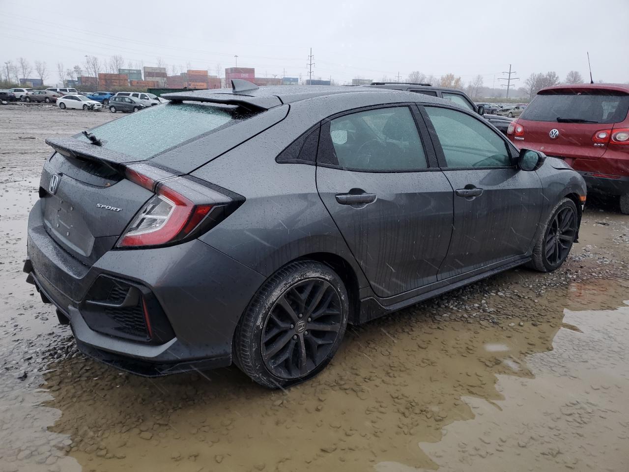 2021 Honda Civic VIN SHHFK7H48MU221291 Copart auction photo, front end damage thumbnail 3