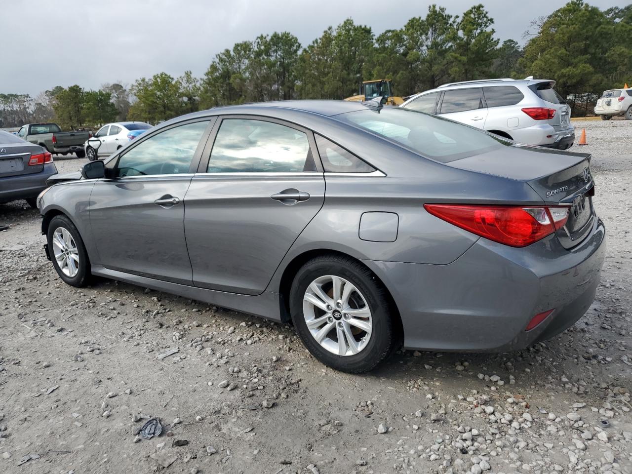 2014 Hyundai Sonata VIN 5NPEB4AC9EH862949 Copart auction photo, front end / minor dent/scratches damage thumbnail 2