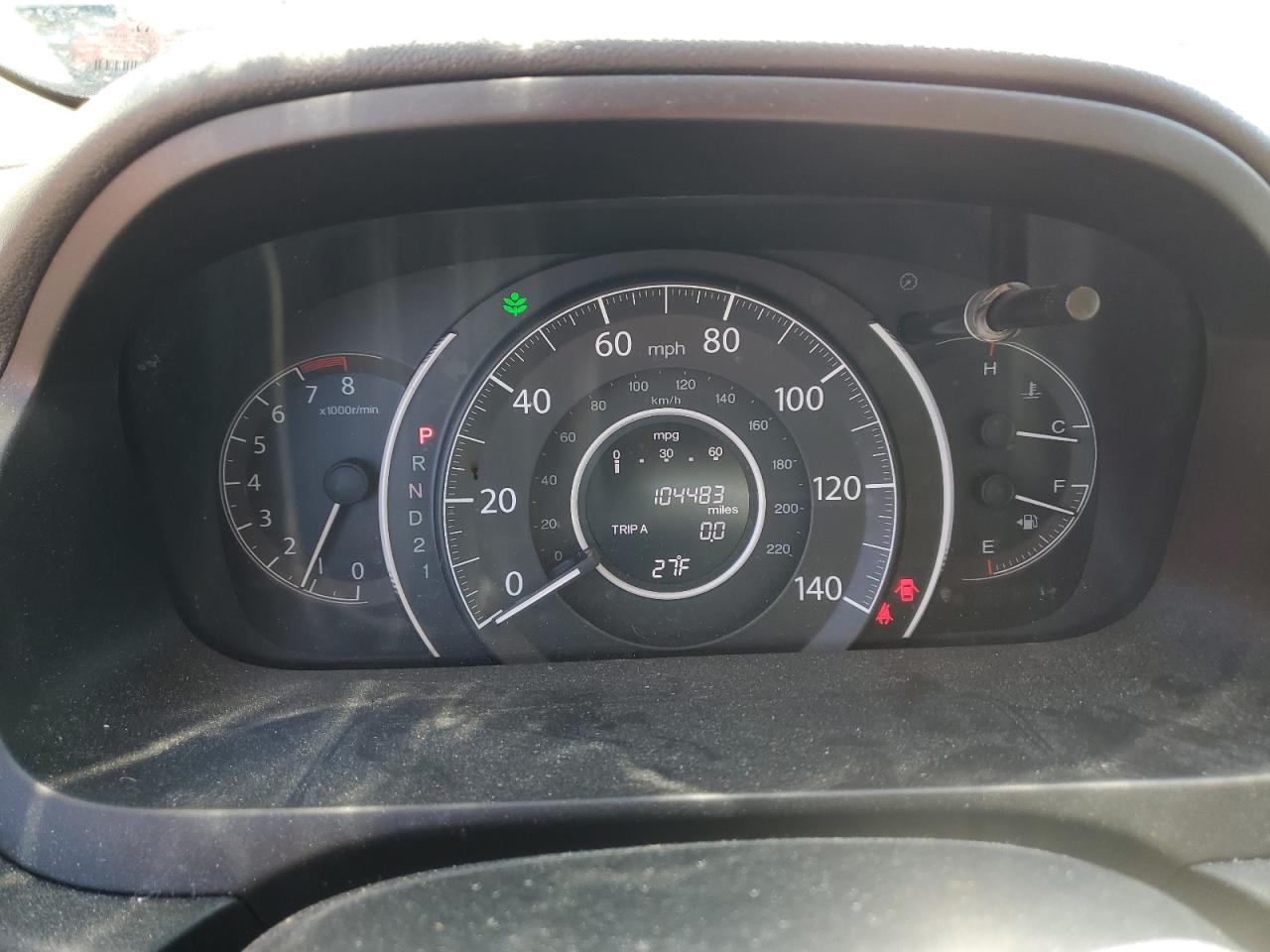 2012 Honda CR-V VIN 2HKRM4H37CH608963 Copart auction photo, front end / minor dent/scratches damage thumbnail 9