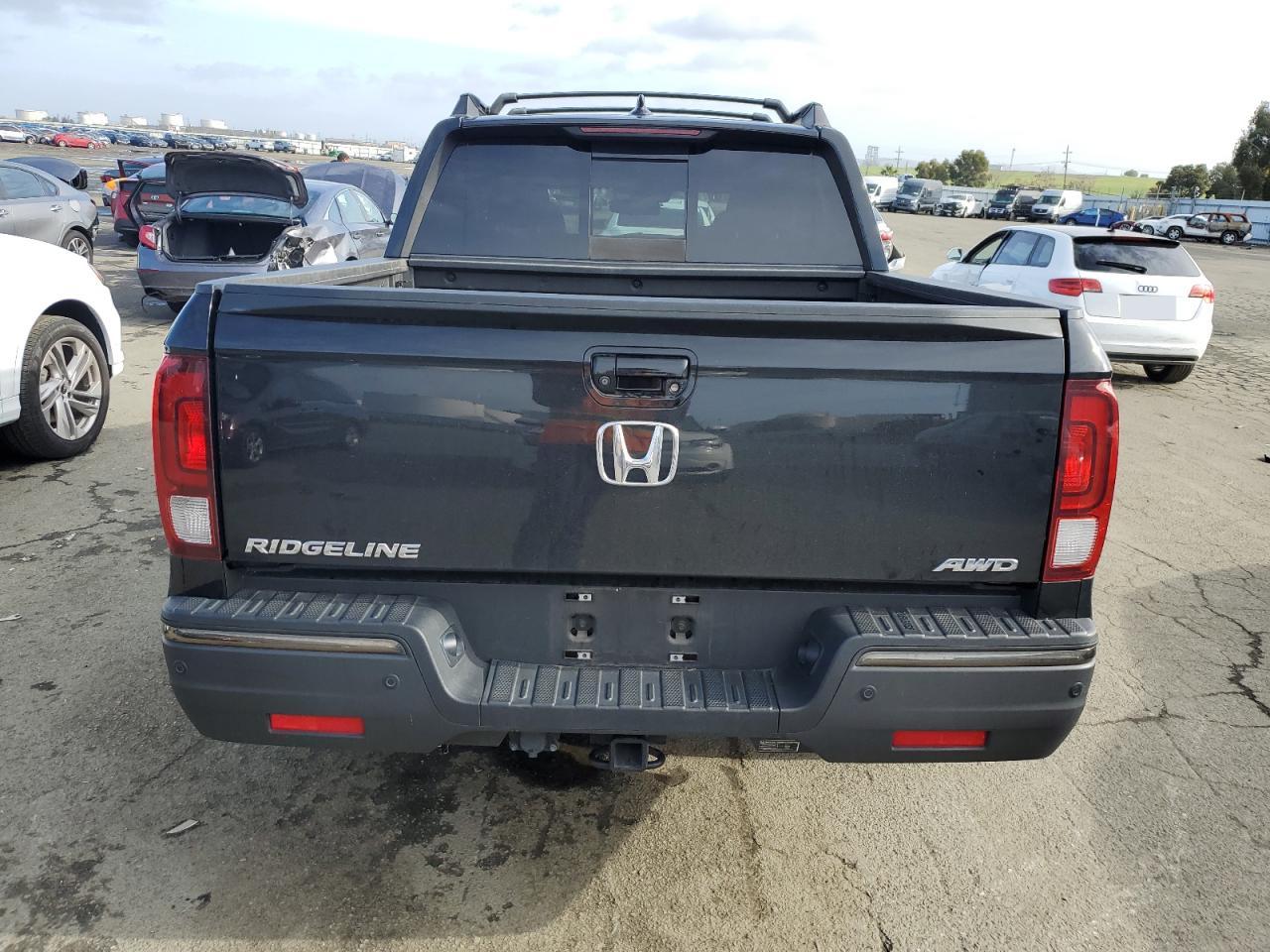 2018 Honda Ridgeline VIN 5FPYK3F83JB011693 Copart auction photo, all over / undercarriage damage thumbnail 6
