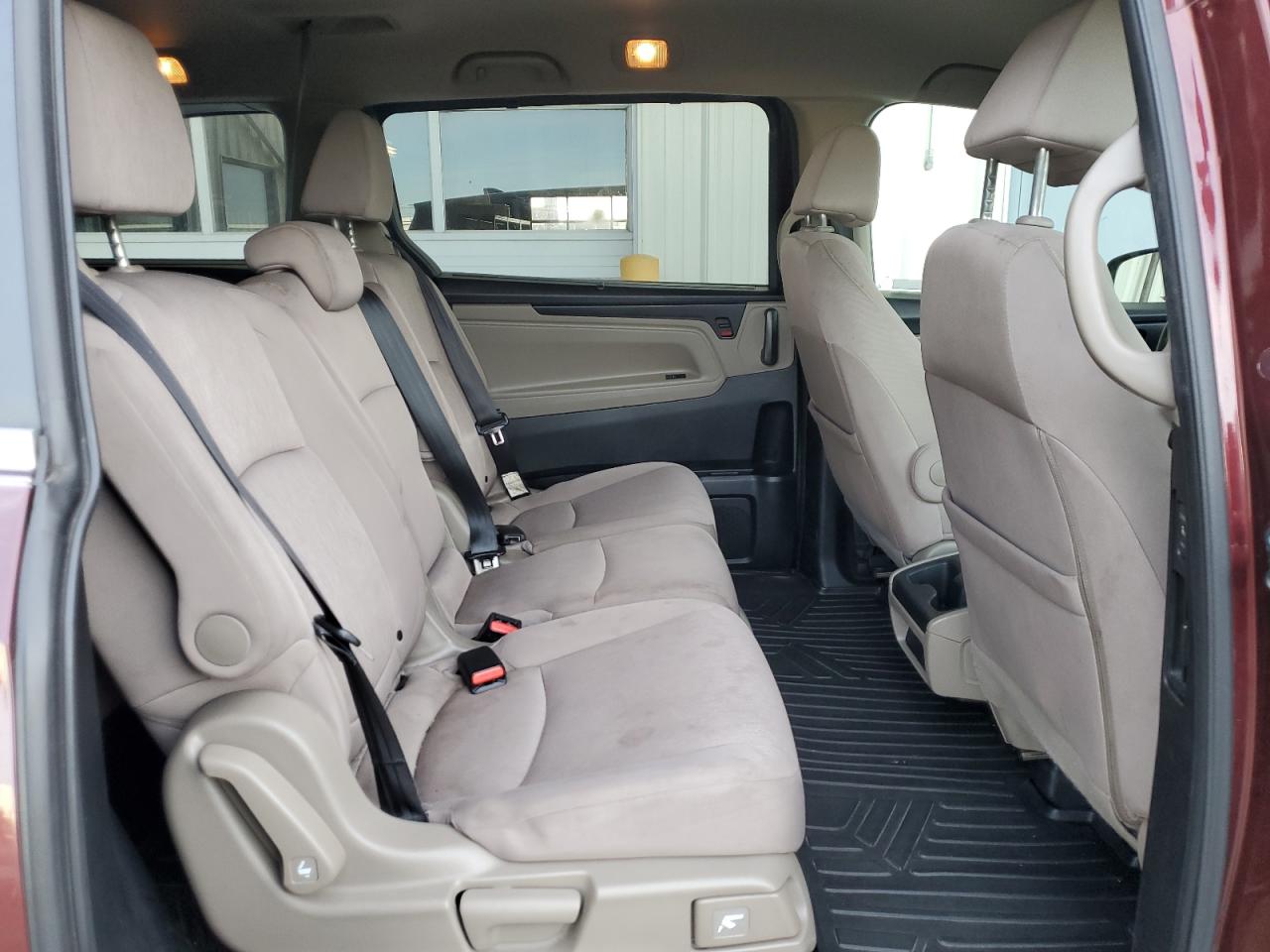 2019 Honda Odyssey VIN 5FNRL6H53KB010091 Copart auction photo, rear end / front end damage thumbnail 11