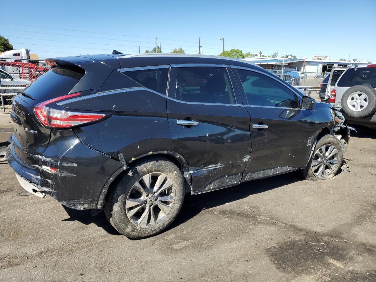 2015 Nissan Murano VIN 5N1AZ2MH1FN266575 Copart auction photo, all over damage thumbnail 3