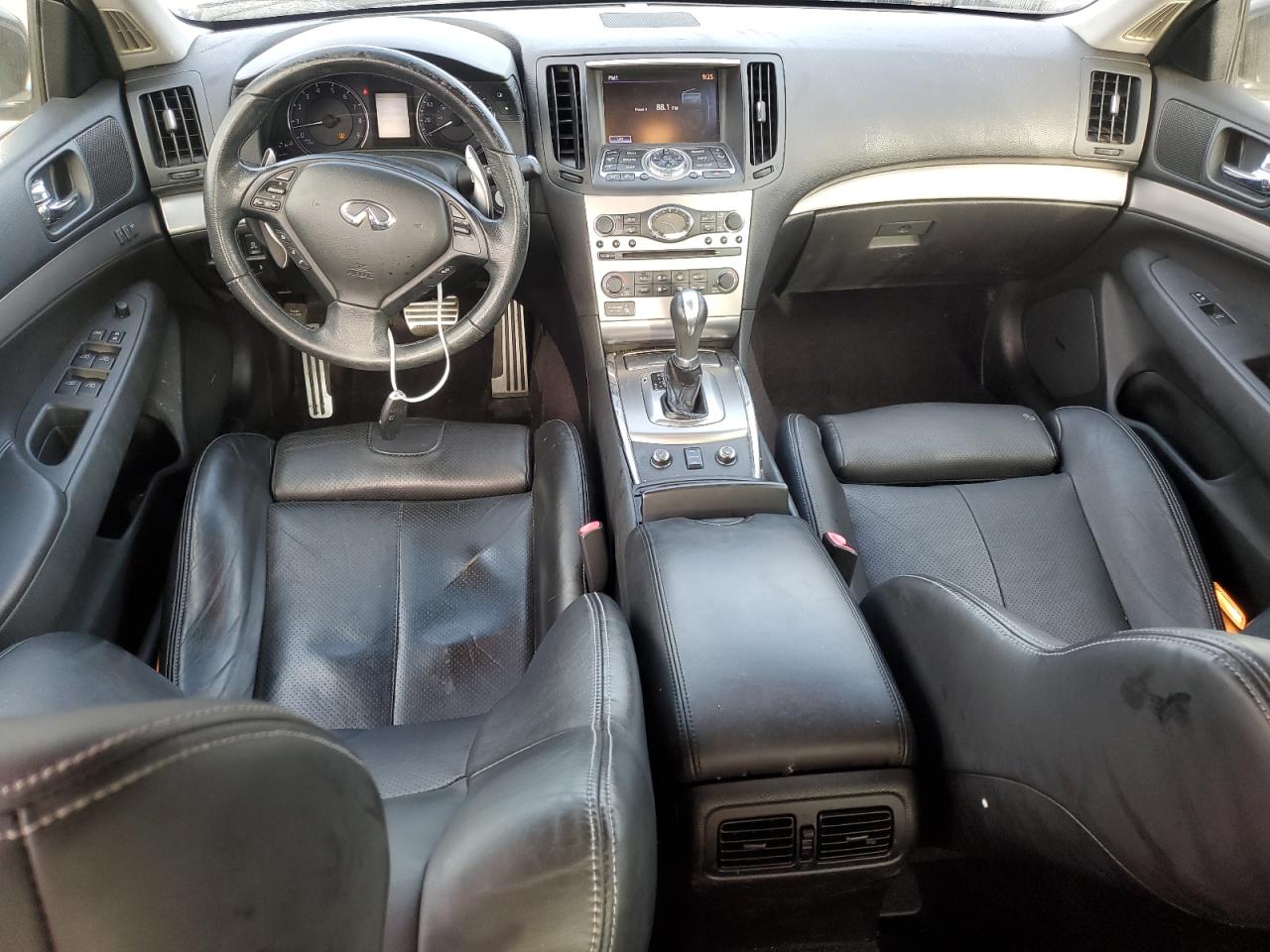 2011 Infiniti G VIN JN1CV6AR6BM353257 Copart auction photo, vandalism damage thumbnail 8