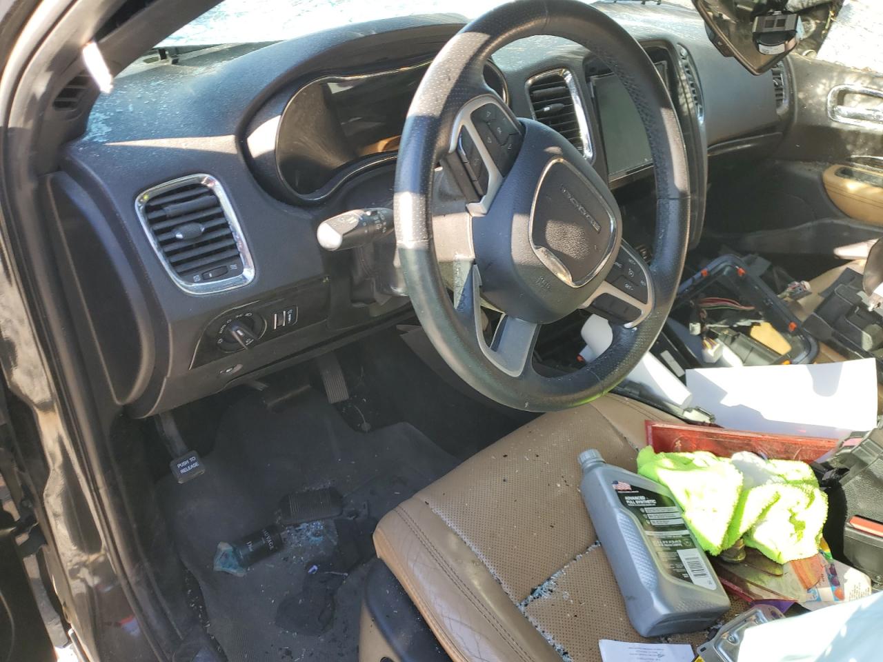 2014 Dodge Durango VIN 1C4RDJEG4EC594394 Copart auction photo, rollover / all over damage thumbnail 8
