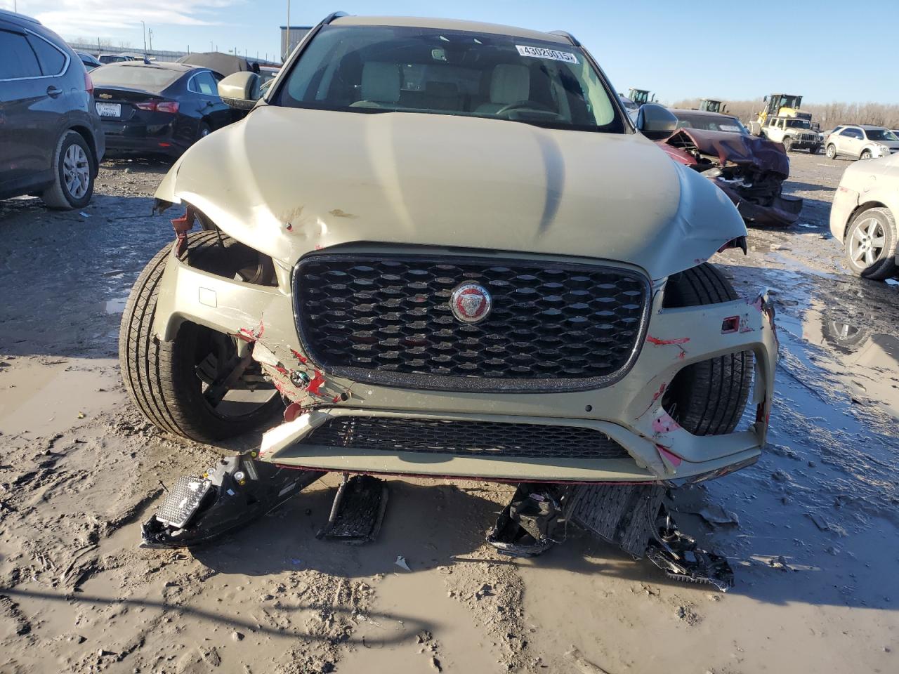 2023 Jaguar F-Pace VIN SADCJ2EX2PA705032 Copart auction photo, front end damage thumbnail 5