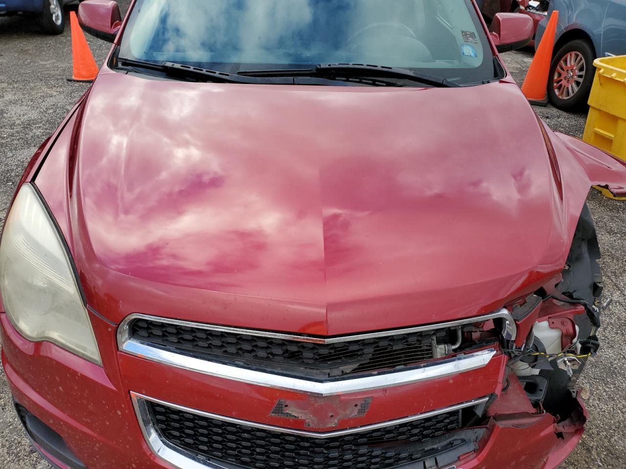 2014 Chevrolet Equinox VIN 2GNALBEK6E6101437 Copart auction photo, front end damage thumbnail 11