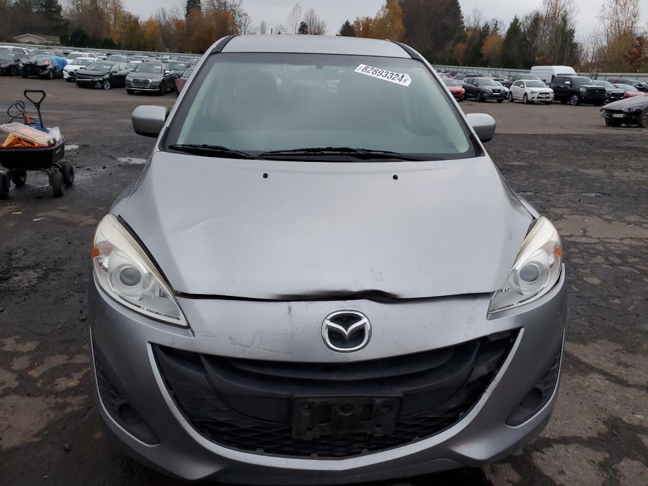 2012 Mazda 5 VIN JM1CW2BL6C0130187 Copart auction photo, front end damage thumbnail 5