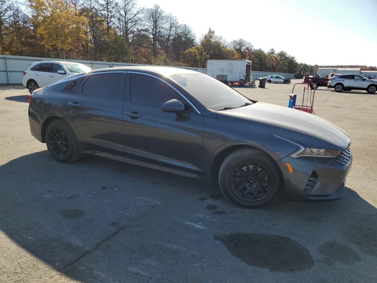 2022 KIA K5 VIN 5XXG14J2XNG083932 Copart auction photo, side / rear end damage thumbnail 4
