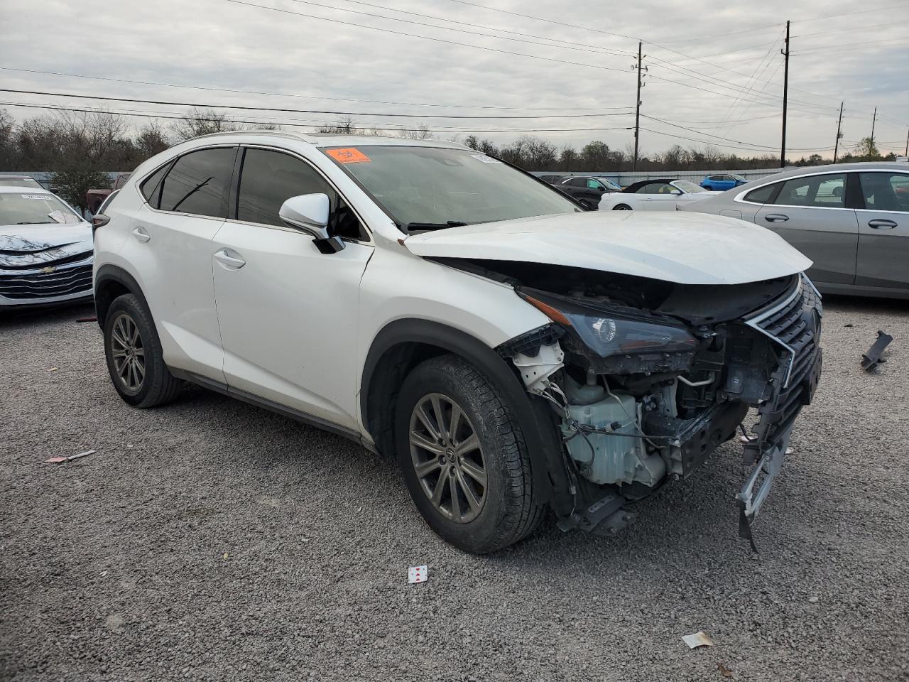 2019 Lexus NX VIN JTJYARBZ2K2151314 Copart auction photo, front end / side damage thumbnail 4