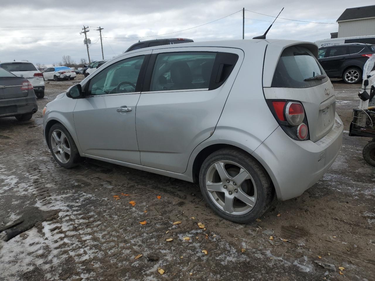 2013 Chevrolet Sonic VIN 1G1JE6SH0D4126362 Copart auction photo, side damage thumbnail 2