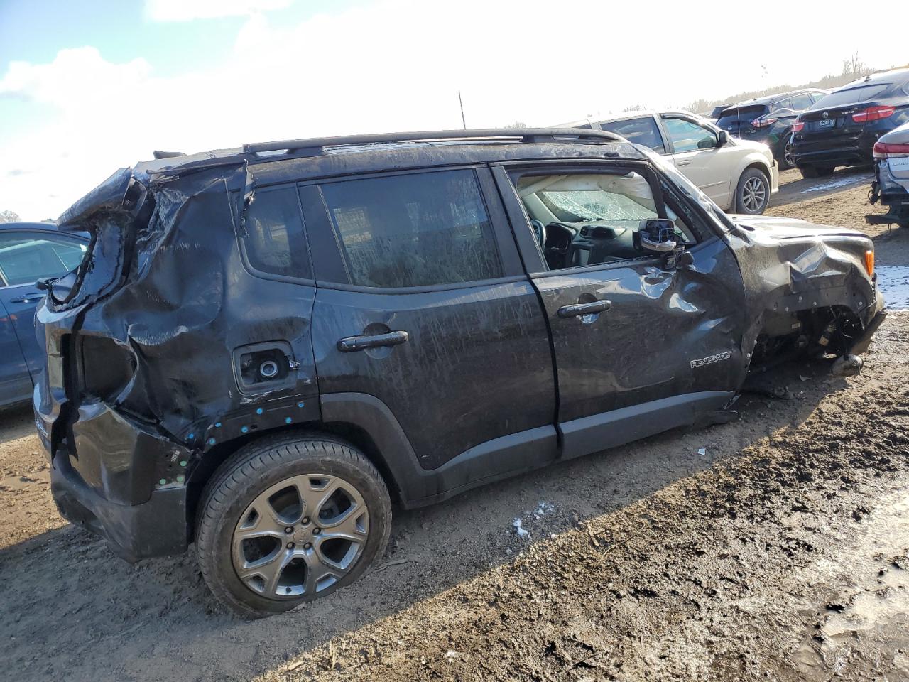 2020 Jeep Renegade VIN ZACNJBD17LPL68415 Copart auction photo, rollover / minor dent/scratches damage thumbnail 3