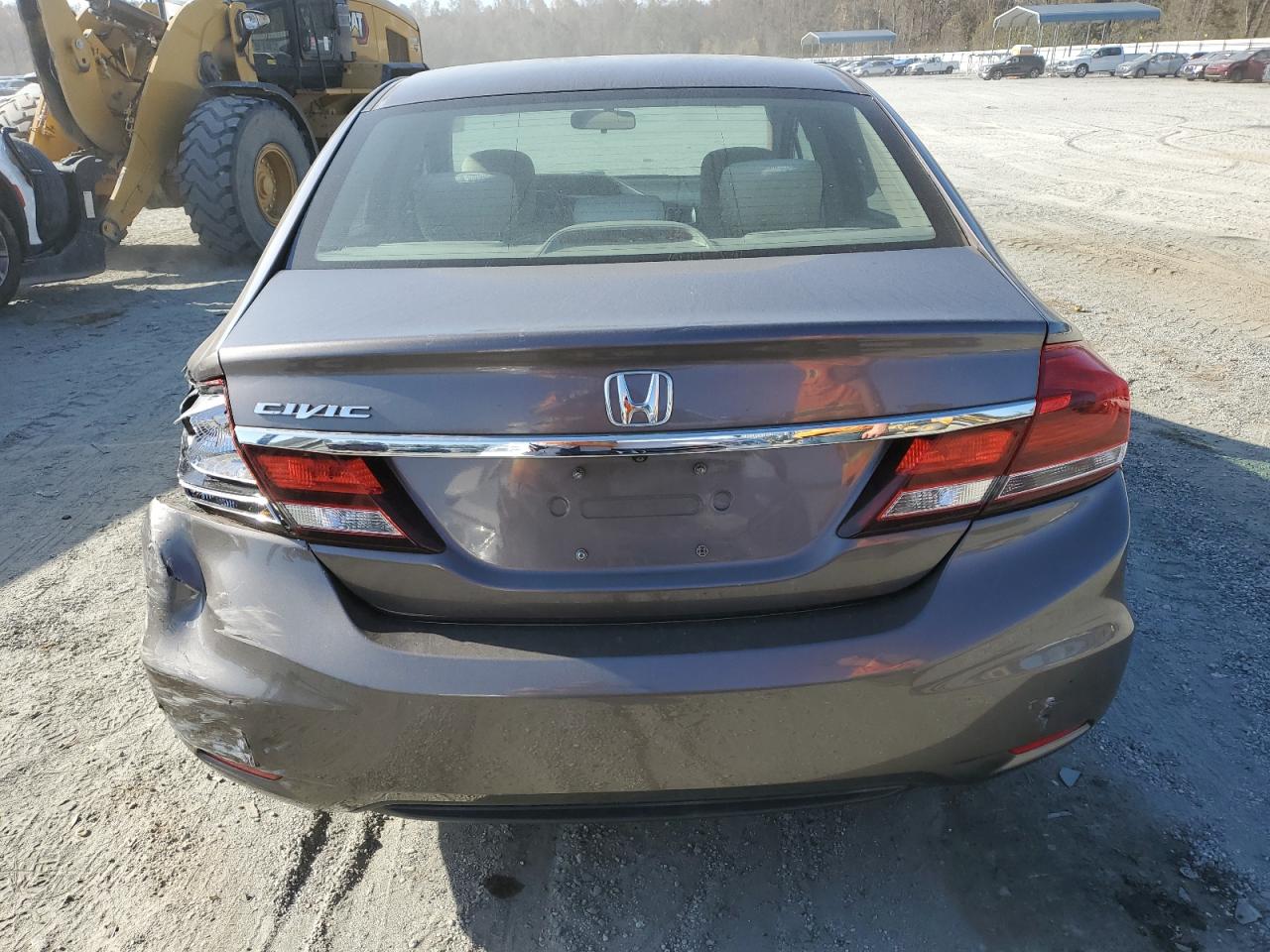 2014 Honda Civic VIN 19XFB2F50EE218215 Copart auction photo, rear end damage thumbnail 6