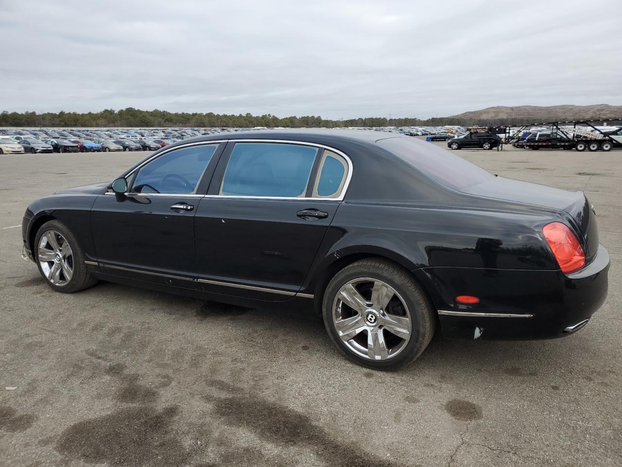 2007 Bentley Continental VIN SCBBR93W778040920 Copart auction photo, side / rear end damage thumbnail 2