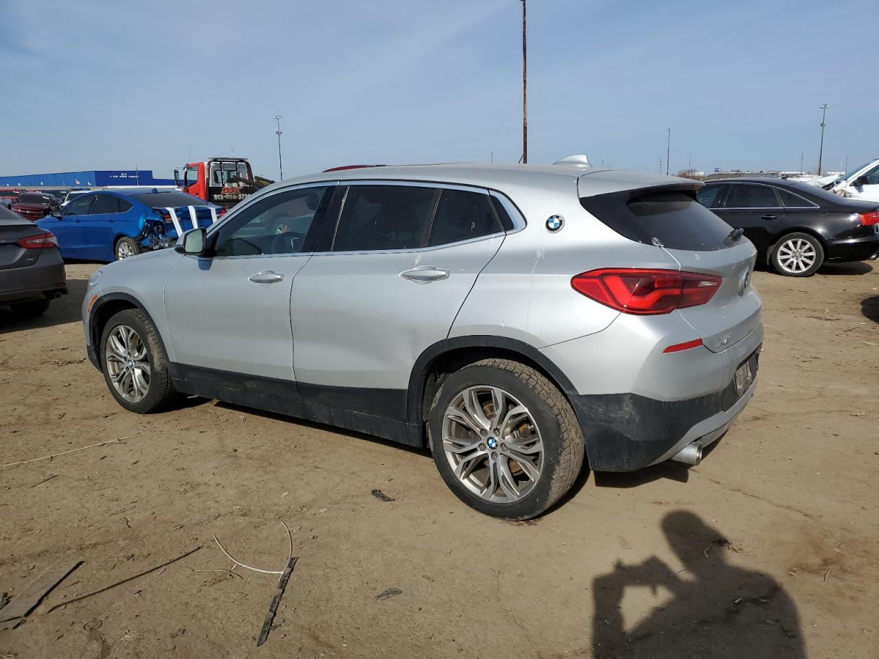 2020 BMW X2 VIN WBXYJ1C02L5P07094 Copart auction photo, side damage thumbnail 2