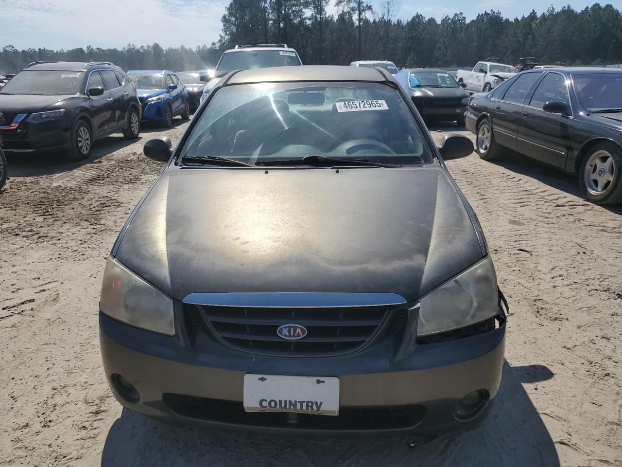 2006 KIA Spectra VIN KNAFE121465372201 Copart auction photo, front end damage thumbnail 5