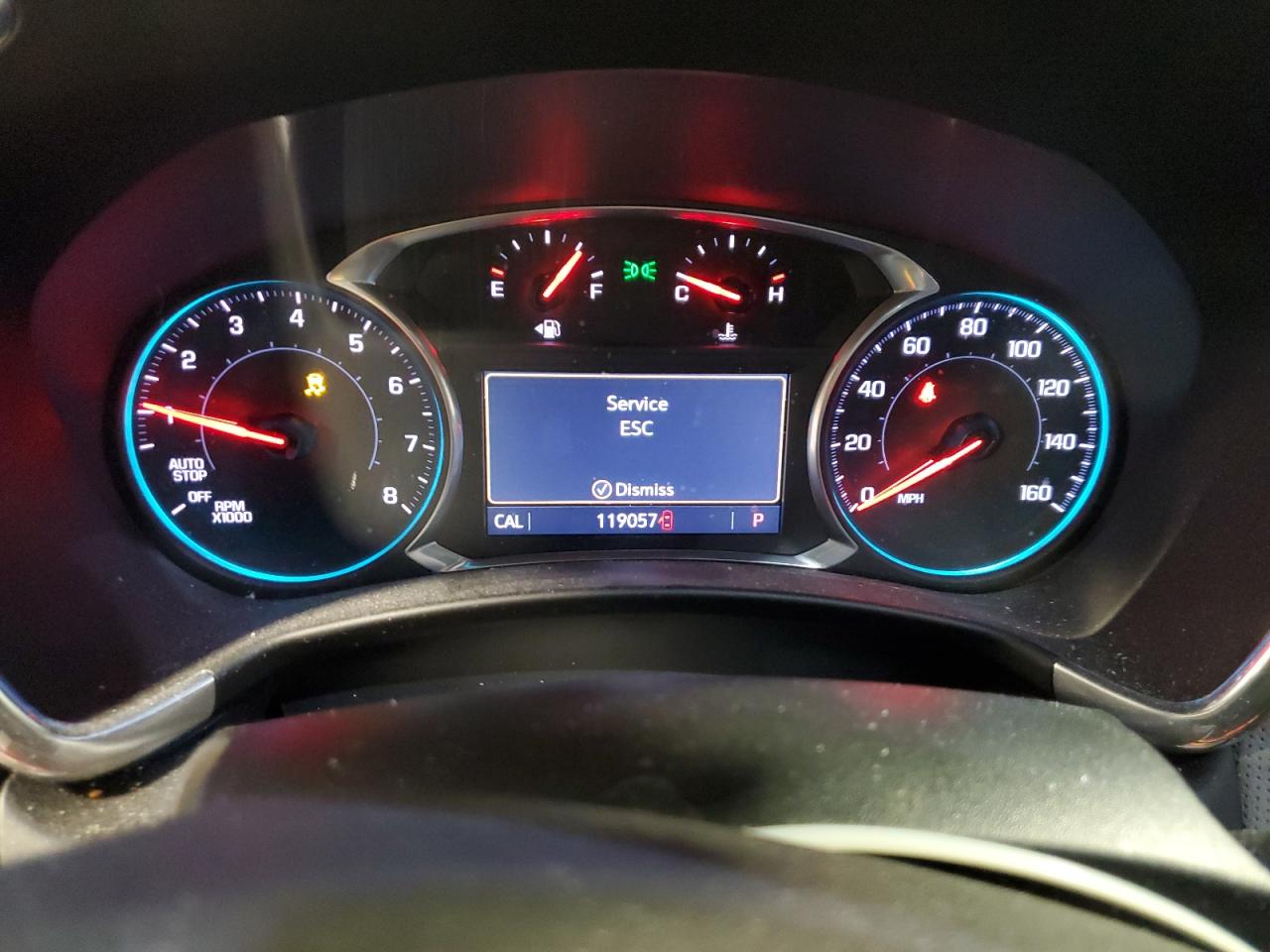 2019 Chevrolet Equinox VIN 2GNAXNEV2K6183369 Copart auction photo, front end / side damage thumbnail 9