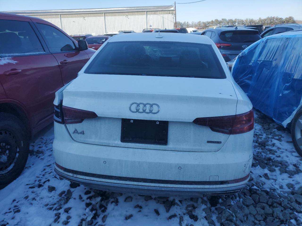 2019 Audi A4 VIN WAUFNAF47KN003184 Copart auction photo, all over damage thumbnail 6