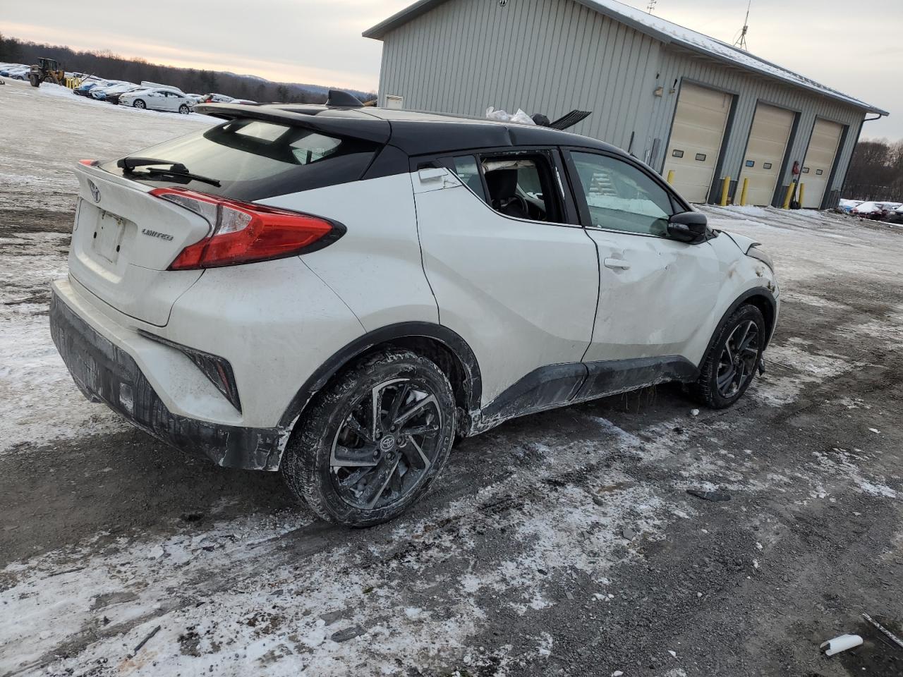 2020 Toyota C-HR VIN NMTKHMBX2LR114701 Copart auction photo, side damage thumbnail 3