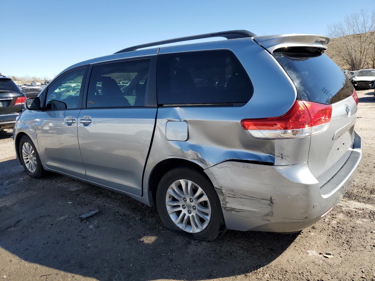 2014 Toyota Sienna VIN 5TDYK3DCXES503686 Copart auction photo, rear end damage thumbnail 2