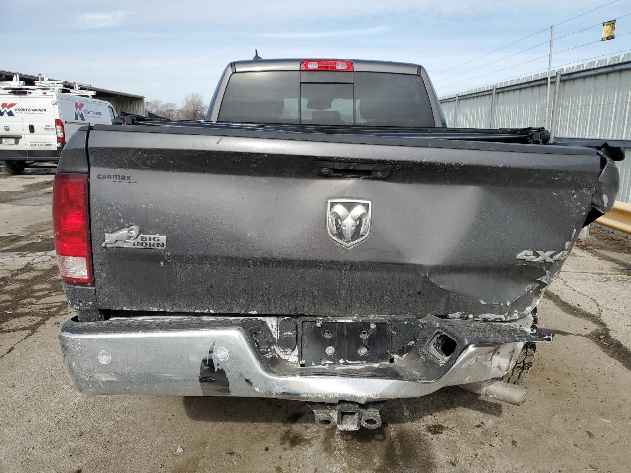 2018 RAM 1500 VIN 1C6RR7GG4JS311534 Copart auction photo, rear end / front end damage thumbnail 6