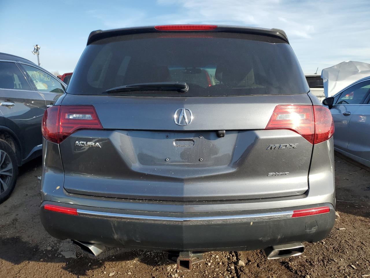 2012 Acura MDX VIN 2HNYD2H35CH519086 Copart auction photo, front end / side damage thumbnail 6