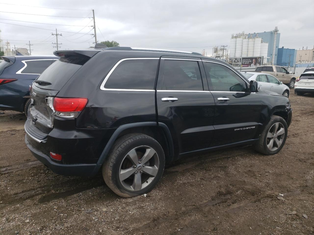 2014 Jeep Grand Cherokee VIN 1C4RJFBGXEC333796 Copart auction photo, front end damage thumbnail 3