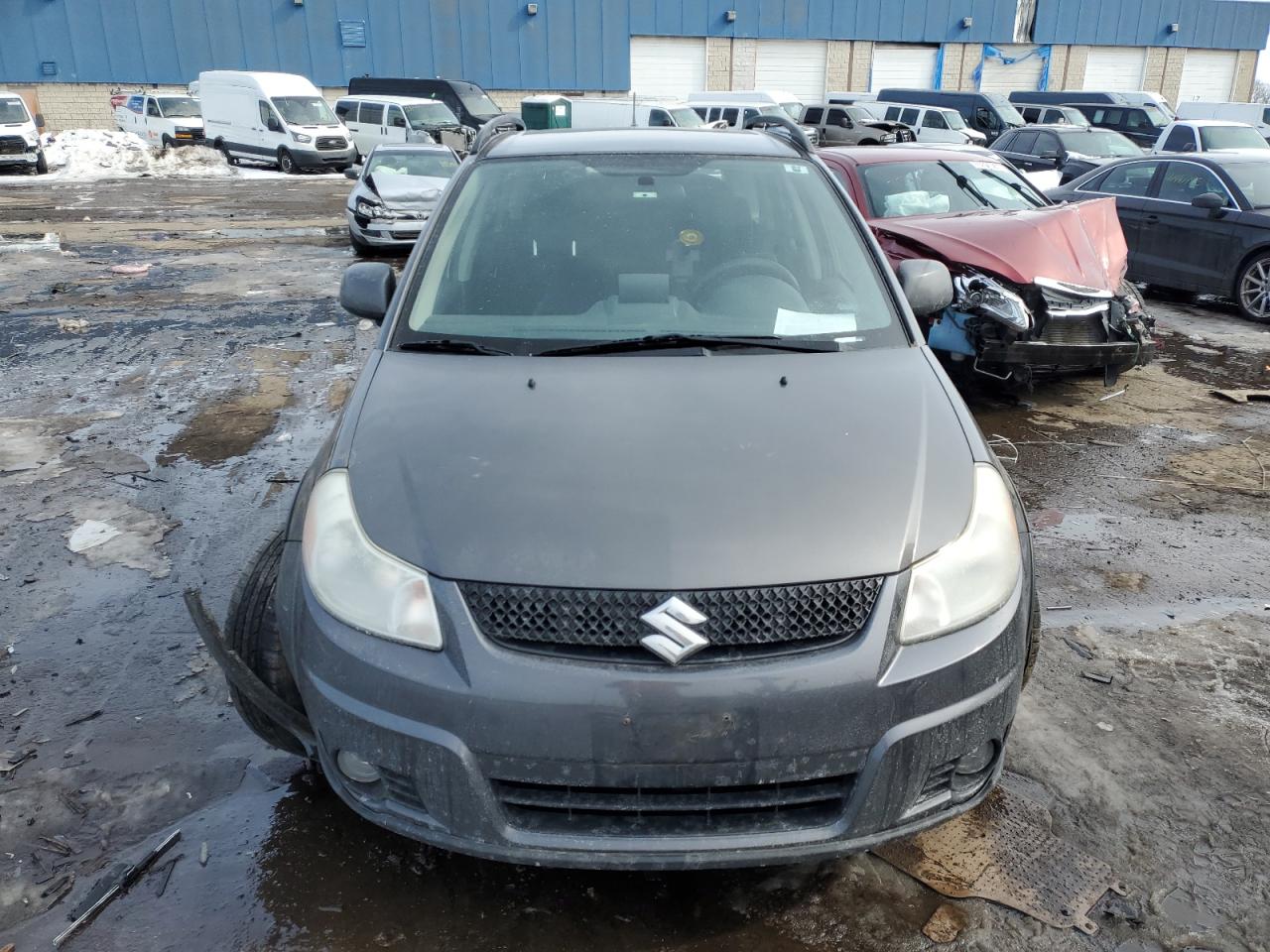 2012 Suzuki SX4 VIN JS2YB5A39C6304910 Copart auction photo, undercarriage / front end damage thumbnail 5