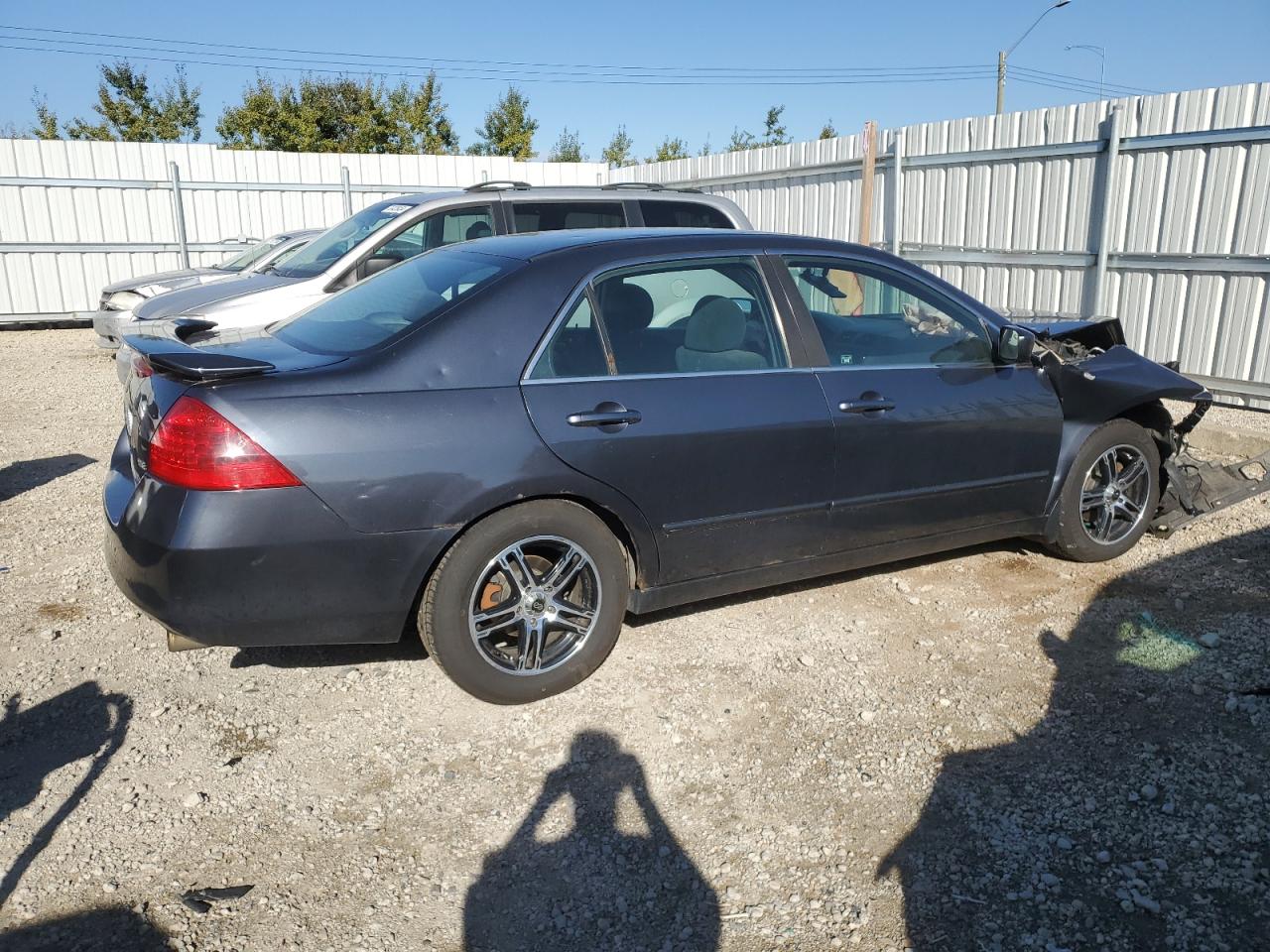 2007 Honda Accord VIN 1HGCM56777A809066 Copart auction photo, frame damage / mechanical damage thumbnail 3