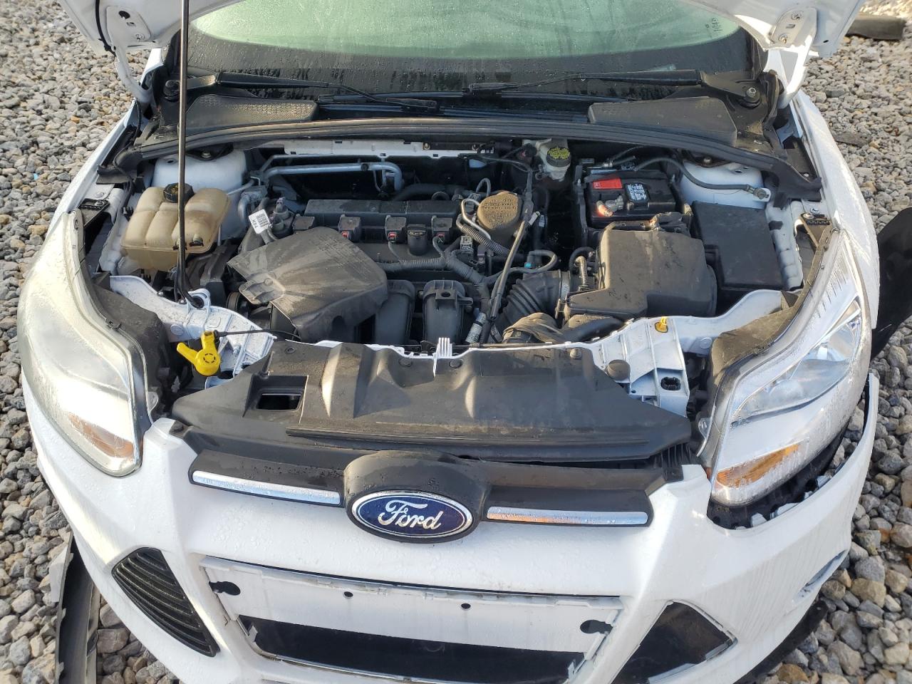 2014 Ford Focus VIN 1FADP3F24EL459678 Copart auction photo, side / front end damage thumbnail 12
