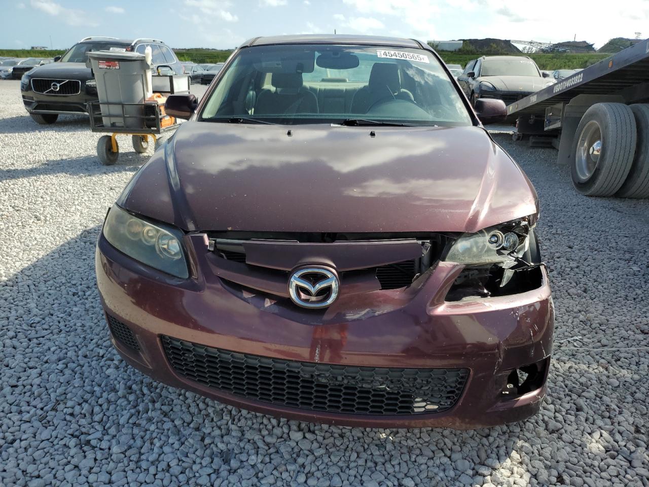 2007 Mazda 6 VIN 1YVHP80C475M26062 Copart auction photo, front end / minor dent/scratches damage thumbnail 5