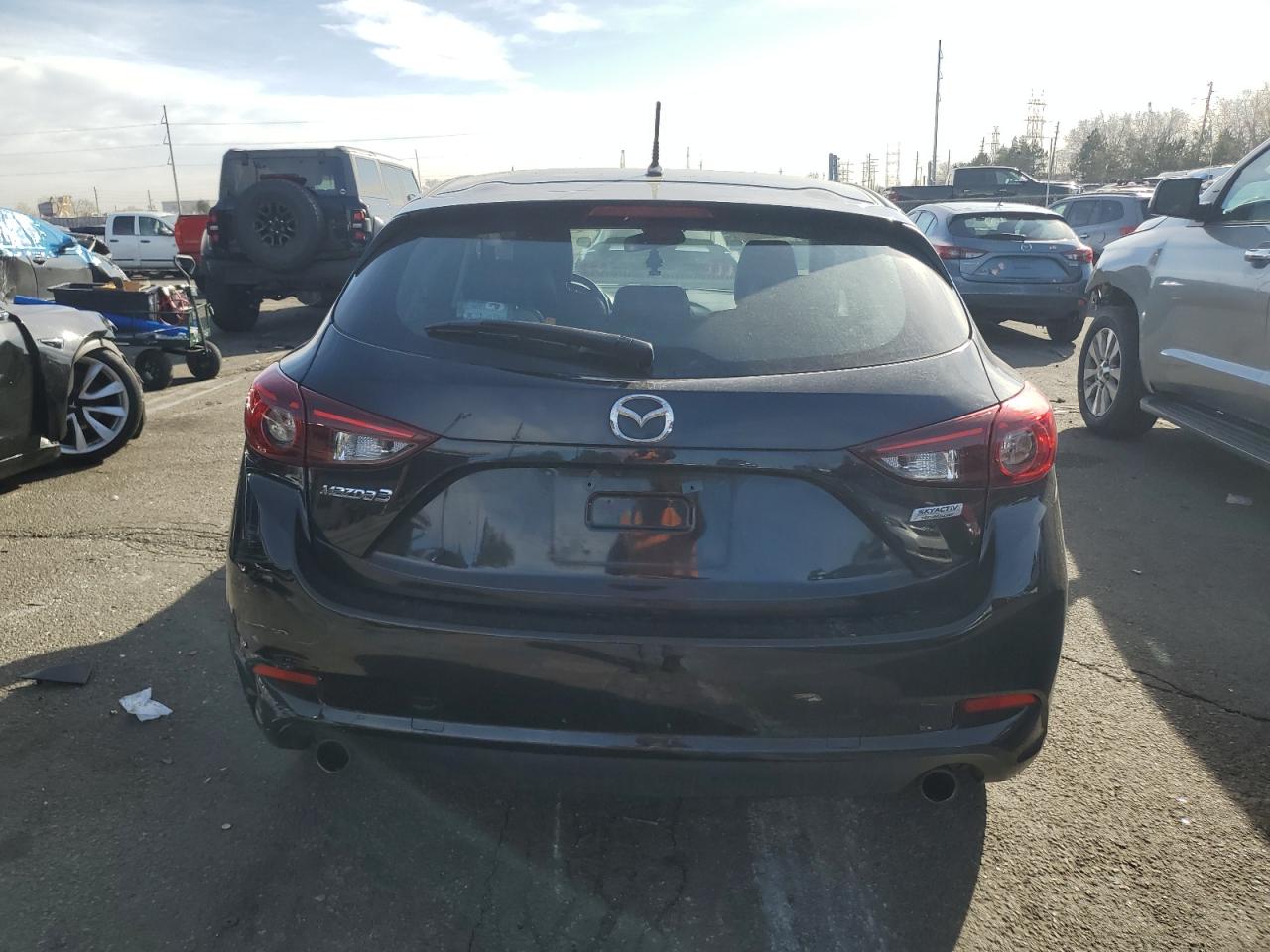 2017 Mazda 3 VIN 3MZBN1L7XHM102386 Copart auction photo, front end damage thumbnail 6