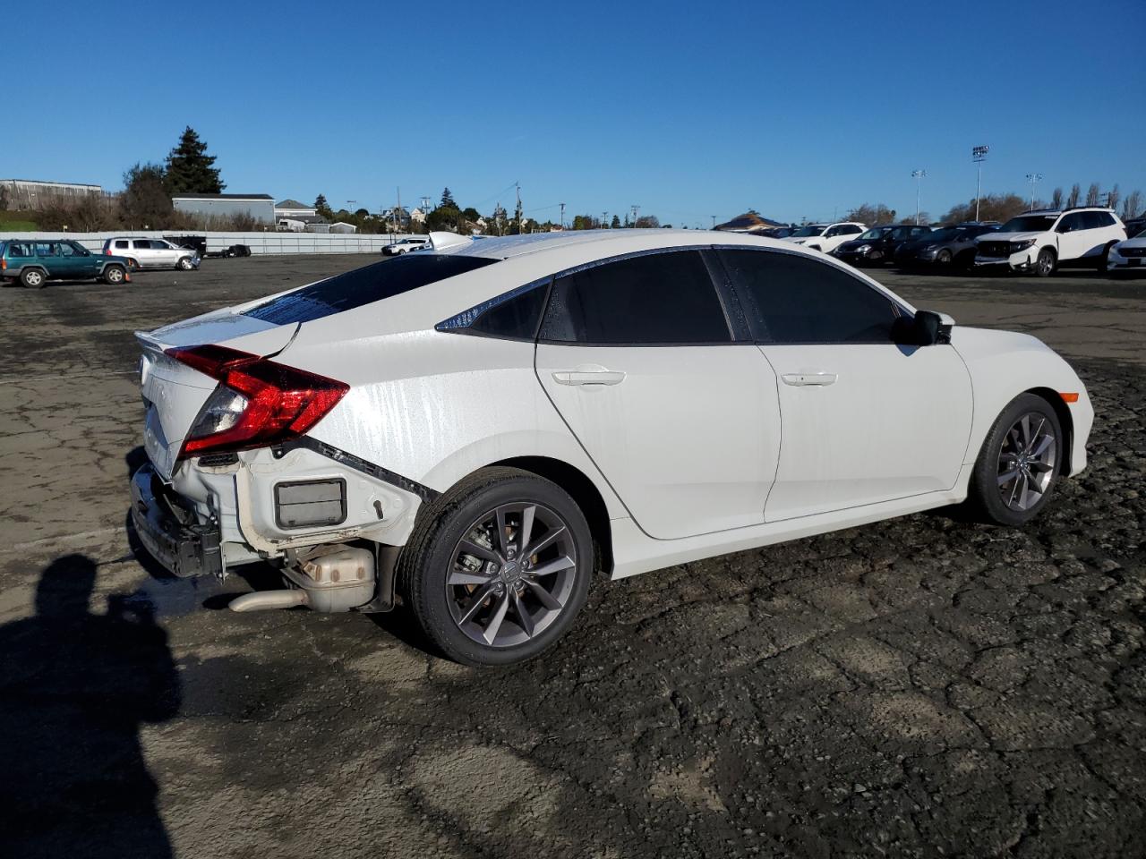 2021 Honda Civic VIN 19XFC1F32ME204613 Copart auction photo, all over damage thumbnail 3