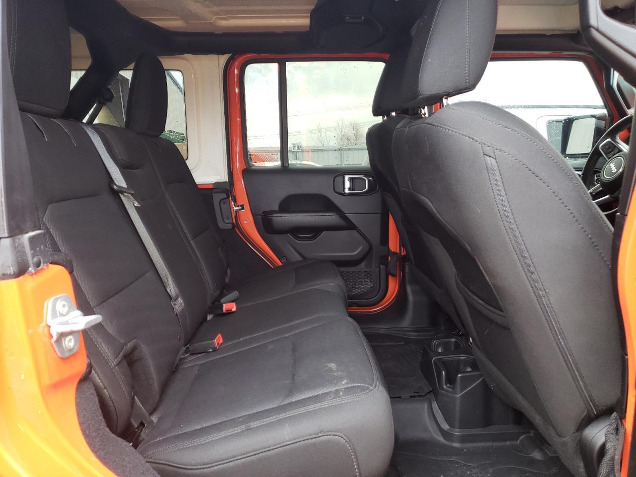 2018 Jeep Wrangler VIN 1C4HJXEG3JW248594 Copart auction photo, side damage thumbnail 10