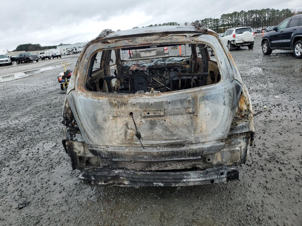 2013 Chevrolet Captiva VIN 3GNAL4EK7DS606382 Copart auction photo, burn damage thumbnail 6
