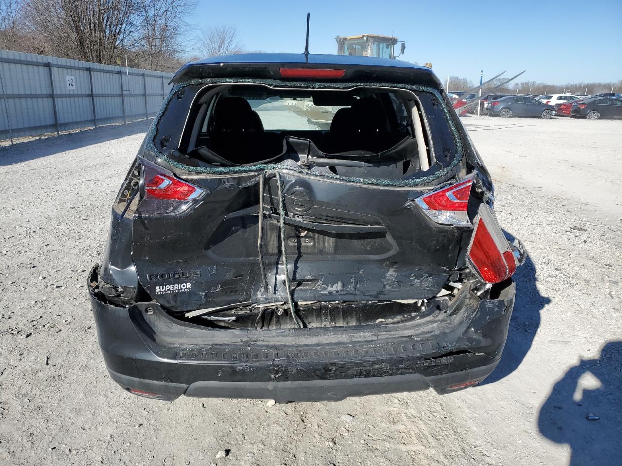2016 Nissan Rogue VIN JN8AT2MT3GW008407 Copart auction photo, rear end damage thumbnail 6