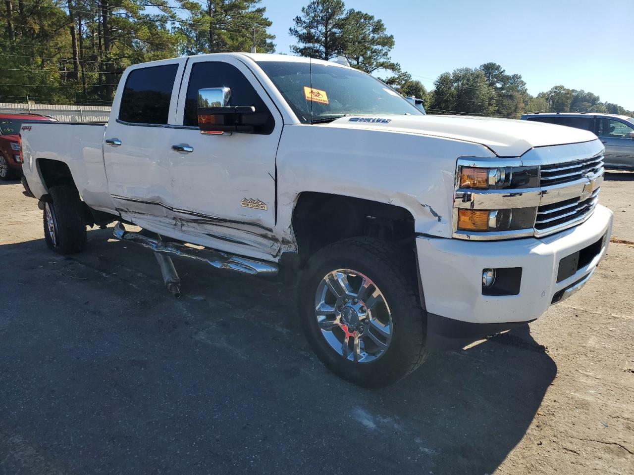 2016 Chevrolet Silverado VIN 1GC1KXE86GF272209 Copart auction photo, side damage thumbnail 4