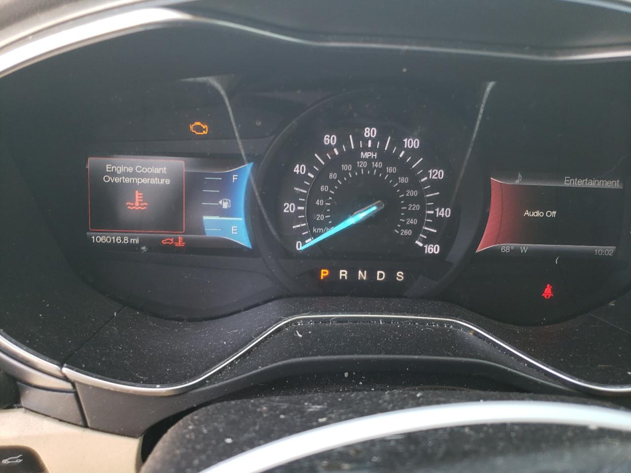 2014 Ford Fusion VIN 3FA6P0HD7ER133705 Copart auction photo, all over damage thumbnail 9