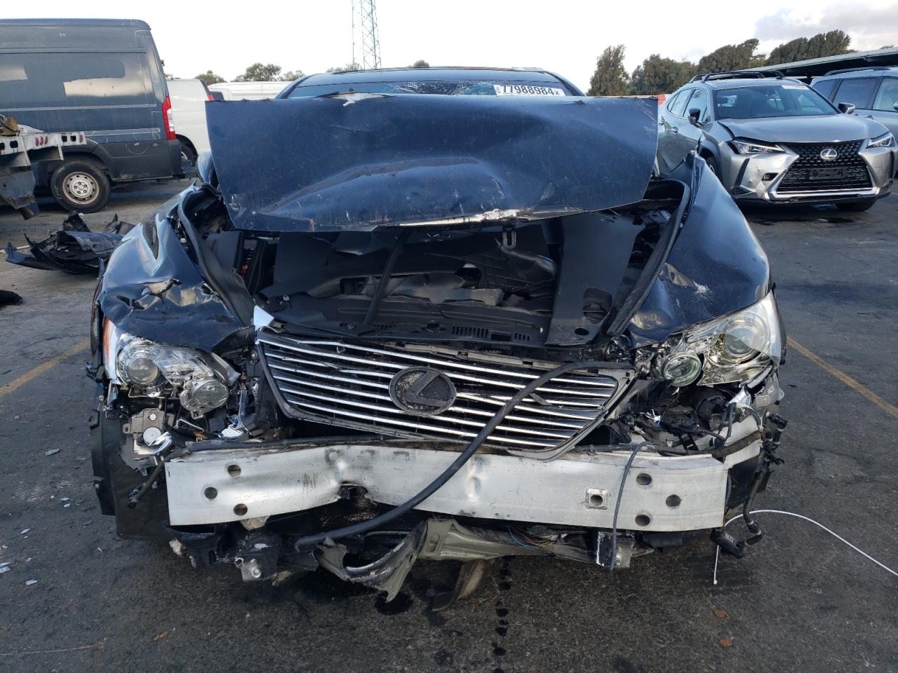 2007 Lexus LS VIN JTHBL46F675036614 Copart auction photo, front end damage thumbnail 5