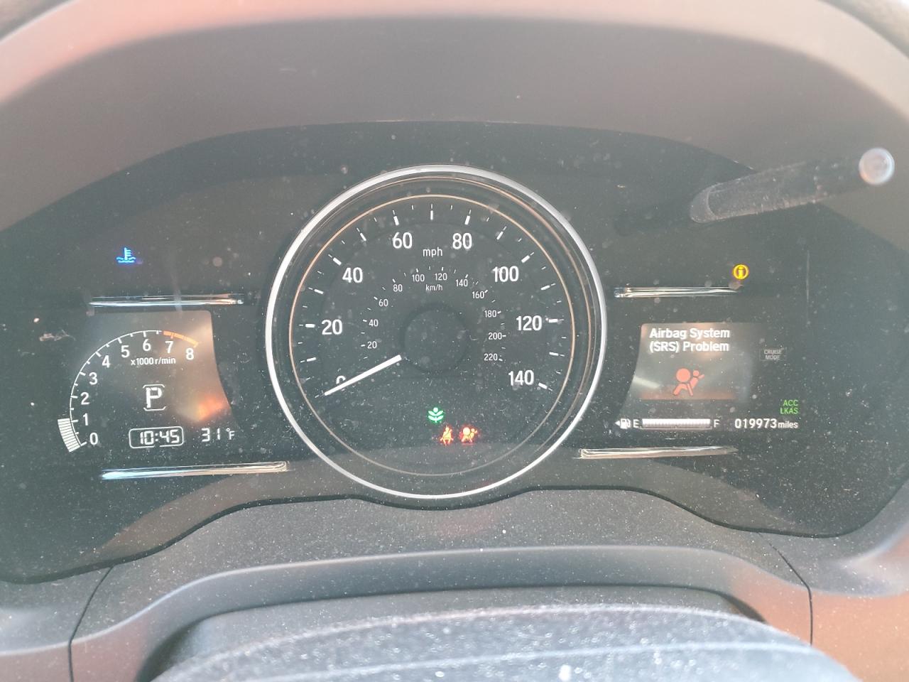 2021 Honda HR-V VIN 3CZRU6H57MM704658 Copart auction photo, front end / undercarriage damage thumbnail 9