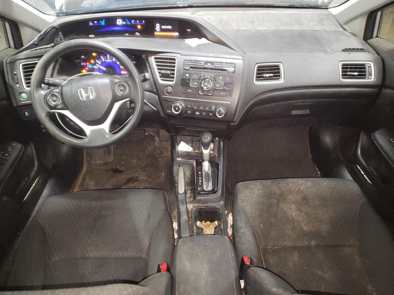 2014 Honda Civic VIN 19XFB2F59EE059159 Copart auction photo, side damage thumbnail 8