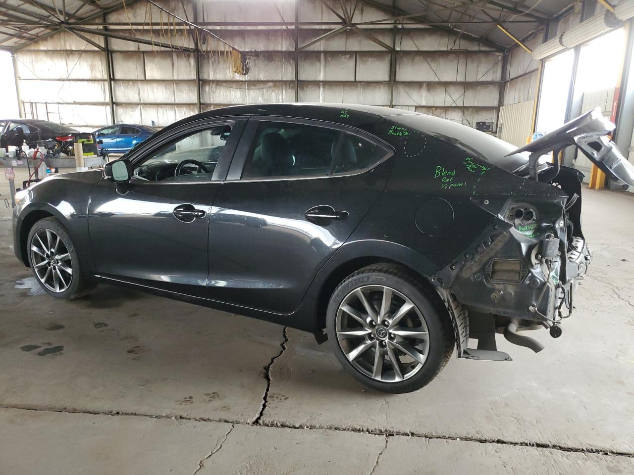 2018 Mazda 3 VIN 3MZBN1V30JM208636 Copart auction photo, rear end damage thumbnail 2