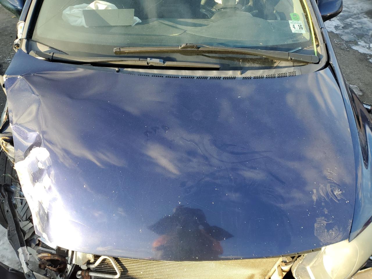 2011 Honda Civic VIN 2HGFA1F63BH510027 Copart auction photo, front end / side damage thumbnail 11